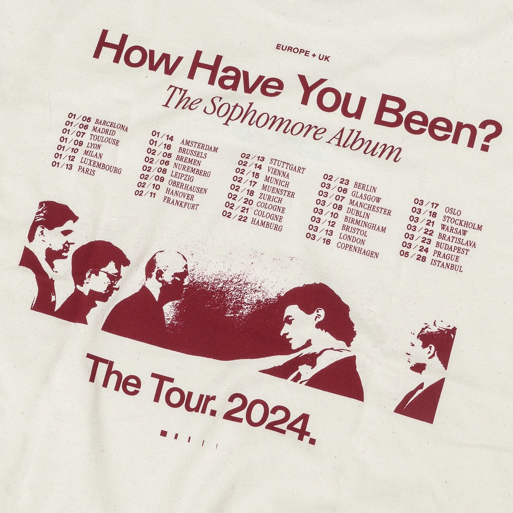 Tour 2024 (EU + UK) — Detail